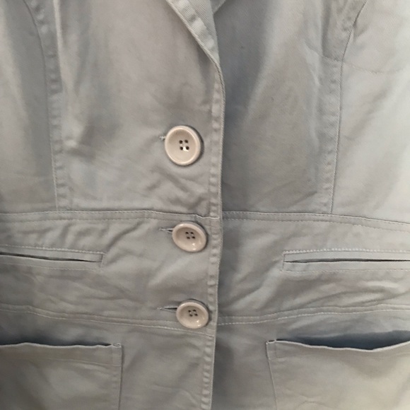 Light blue cotton jacket - Picture 2 of 5